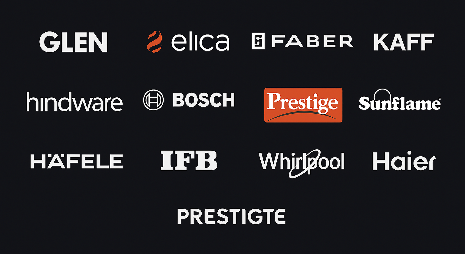 all brands ,kaff , elica ,